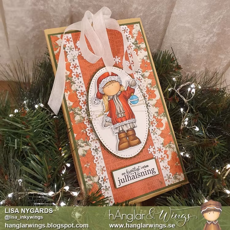 UTGÅTT - Clear Stamps - Pyntande Tomtar