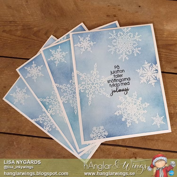 UTGÅTT - Clear Stamps - Julig Insida