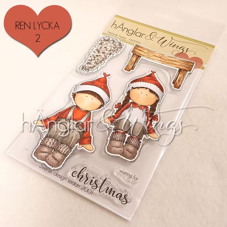 UTGÅTT - Clear Stamps - Väntande Tomtar