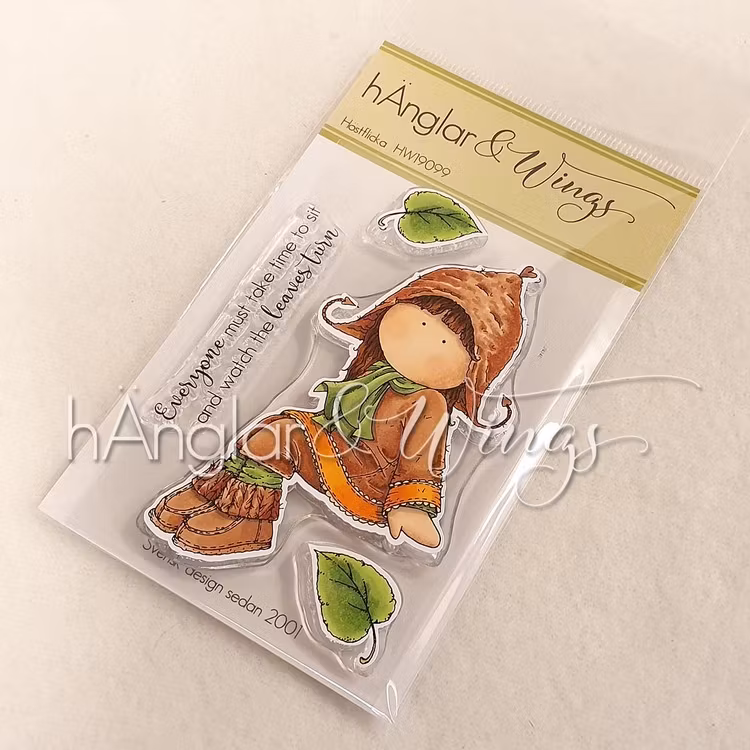 UTGÅTT - Clear Stamps - Höstflicka A7