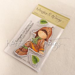 RETIRED - Clear Stamps - Höstflicka / Autumn Girl - A7 (Will be Retired)