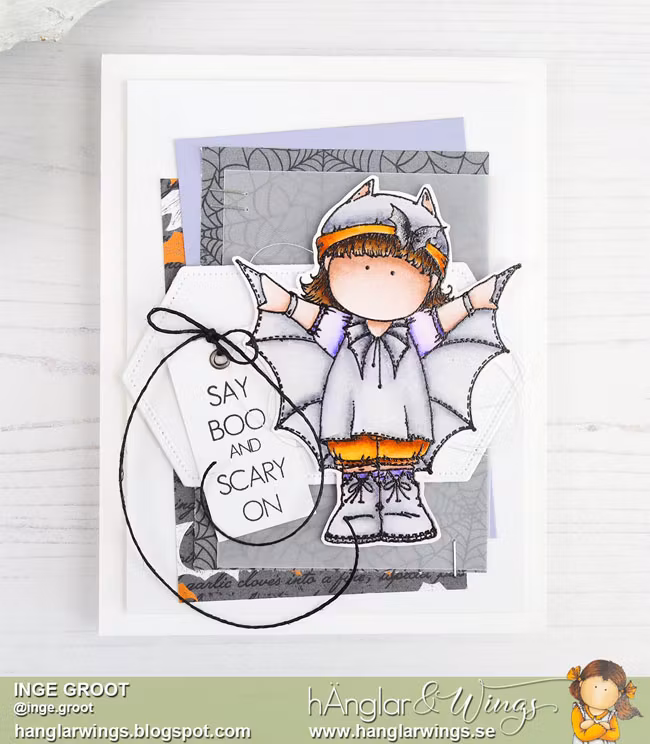 UTGÅTT - Clear Stamps - Barnbats