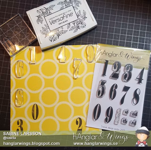 Clear Stamps - Små Siffror A7 (kommer utgå!)
