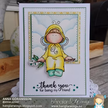 Clear Stamps - Sittande Larv A7