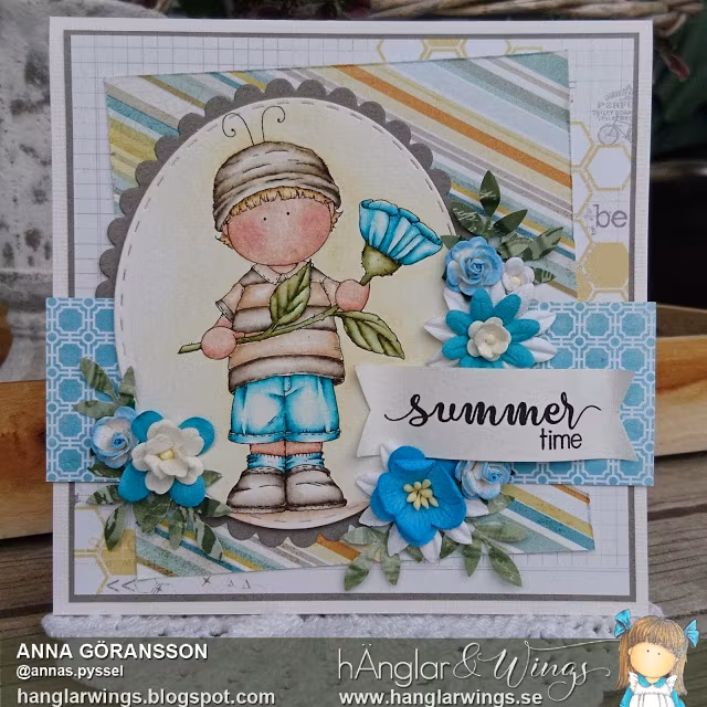 RETIRED - Clear Stamps - Sommarbin / Summer bees