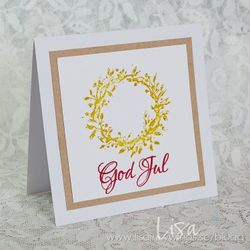 UTGÅTT - Clear Stamps - God Jul
