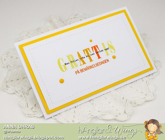 UTGÅTT - Clear Stamps - Grattiskombinationer