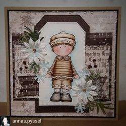 Clear Stamps - Pepparkakskille 2018 A7 (kommer utgå)