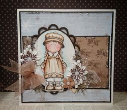 RETIRED - Clear Stamps - Pepparkakstjej 2018 / Gingerbread Girl 2018 - A7  (will be retired!)