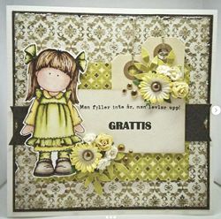 Clear Stamps - Rosettflicka A7