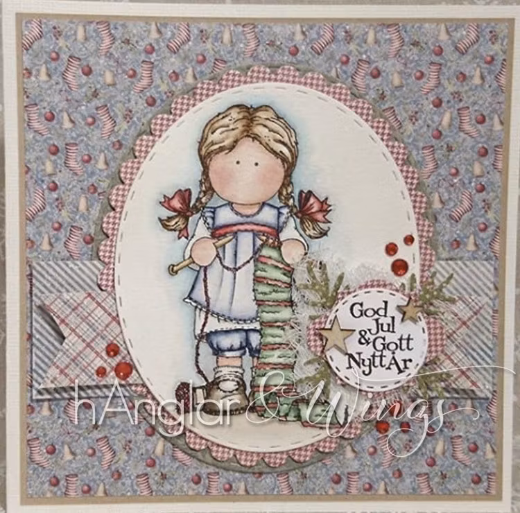 UTGÅTT - Clear Stamps - Stickflicka A7