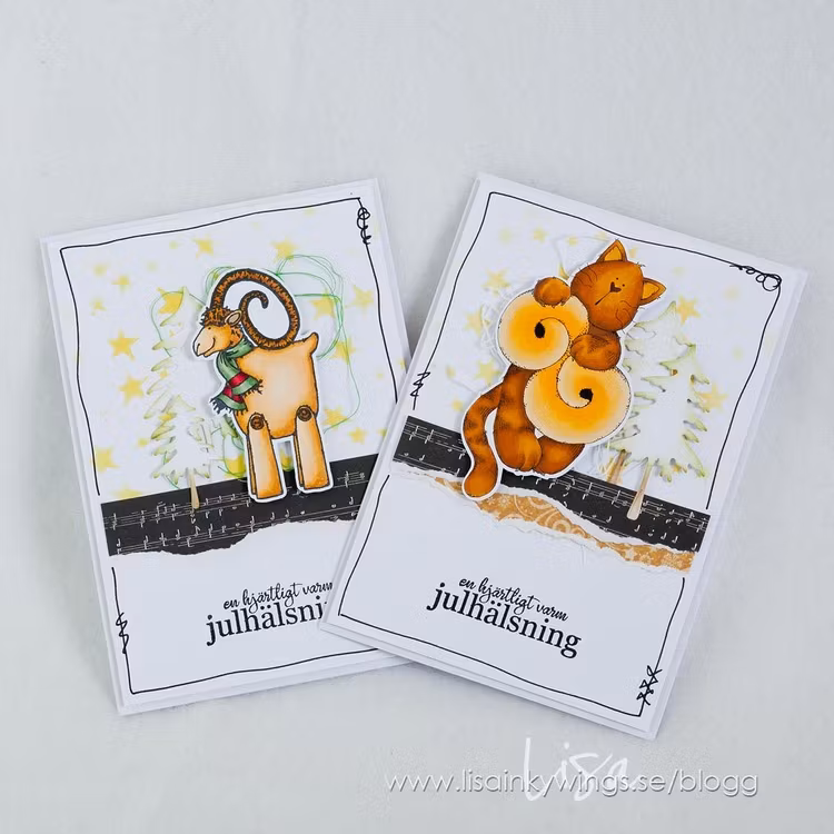 UTGÅTT - Clear Stamps - Lussekatt