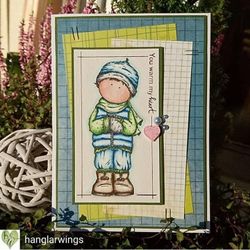 Clear Stamps - Par med Skylt