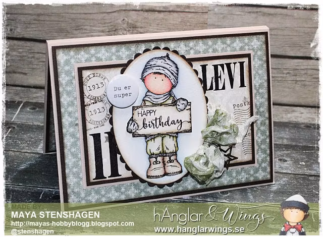 Clear Stamps - Par med Skylt