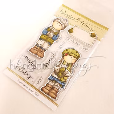 Clear Stamps - Par med Skylt