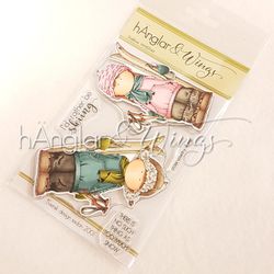 RETIRED - Clear Stamps - Skidåkare / Skier