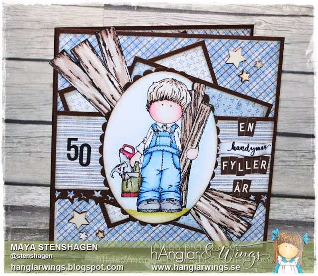 UTGÅTT - Clear Stamps - Snickarglädje