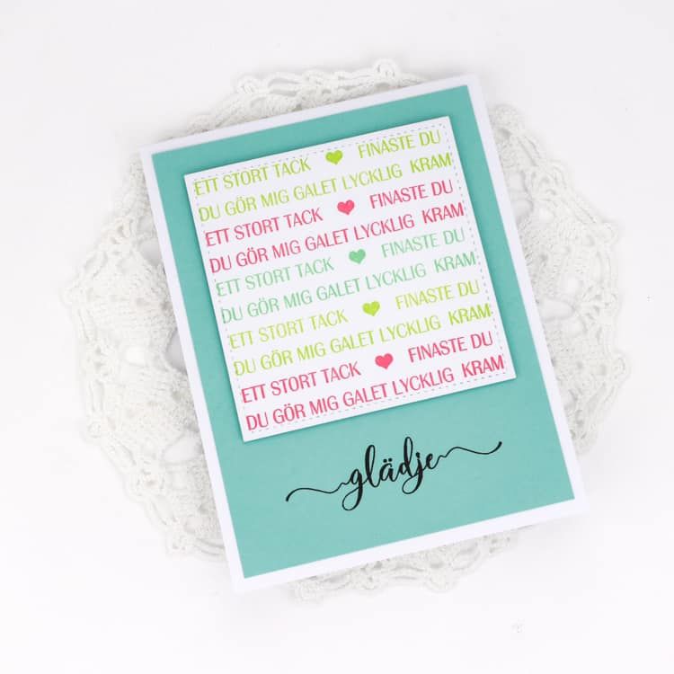 Clear Stamps - Rak Text