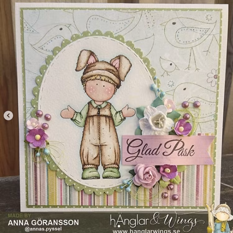 UTGÅTT - Clear Stamps - Påskharar