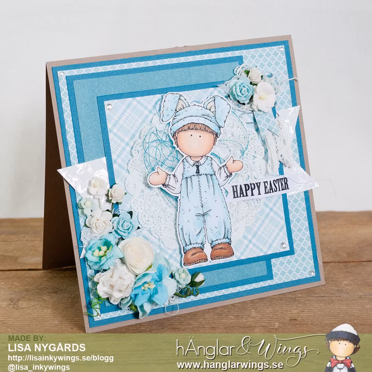 UTGÅTT - Clear Stamps - Påskharar