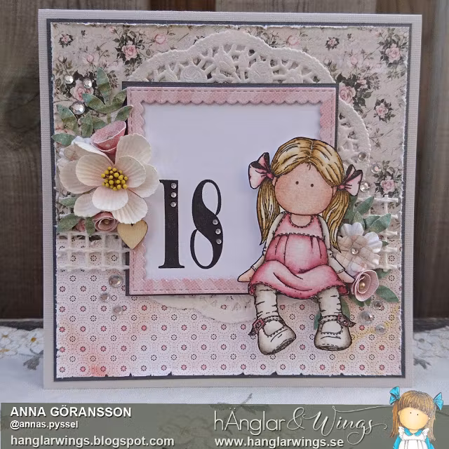 UTGÅTT - Clear Stamps - Vårflickor