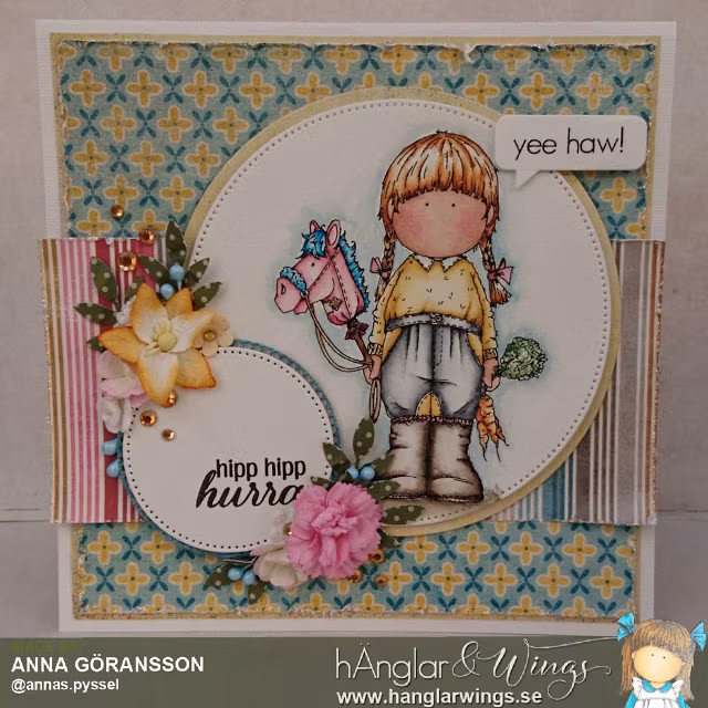 UTGÅTT - Clear Stamps - Stalltjej A7
