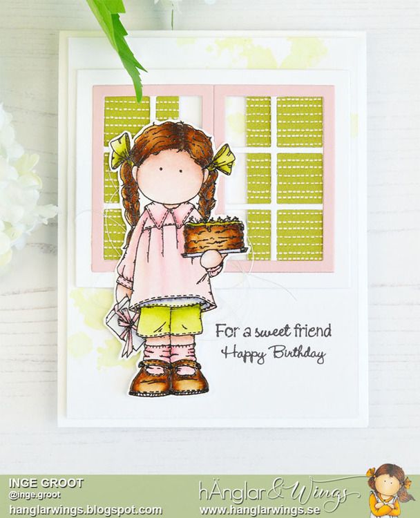Clear Stamps - Kalasflicka / Party Girl - A7