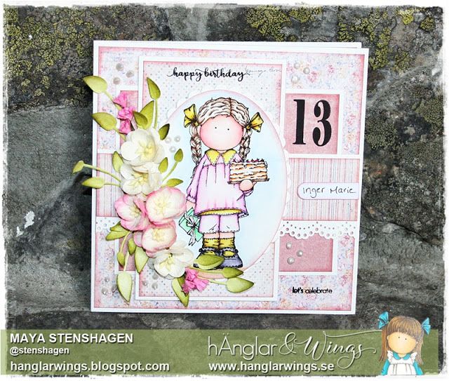 Clear Stamps - Kalasflicka / Party Girl - A7