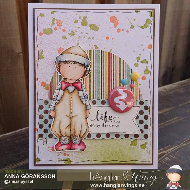 UTGÅTT - Clear Stamps - Pierrot #2 A7