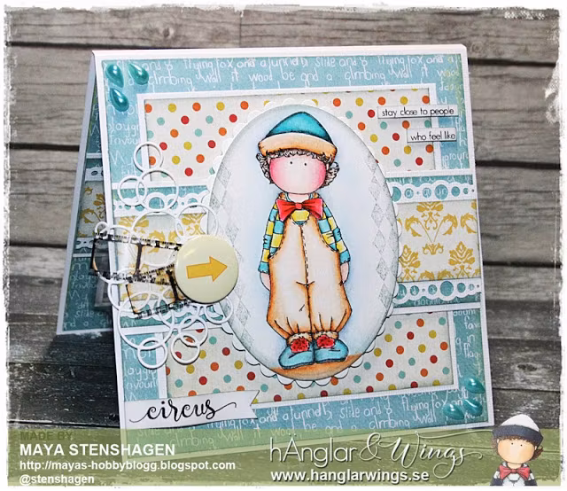 UTGÅTT - Clear Stamps - Pierrot #2 A7