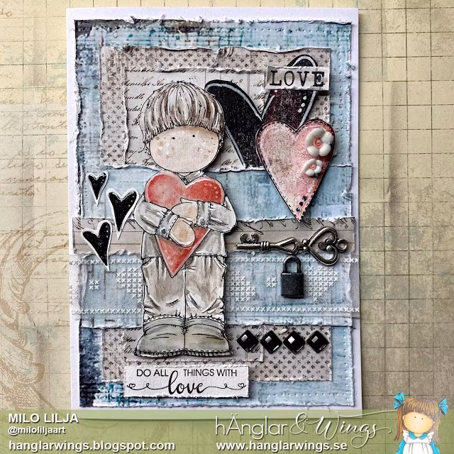 UTGÅTT - Clear Stamps - Hjärtevänner