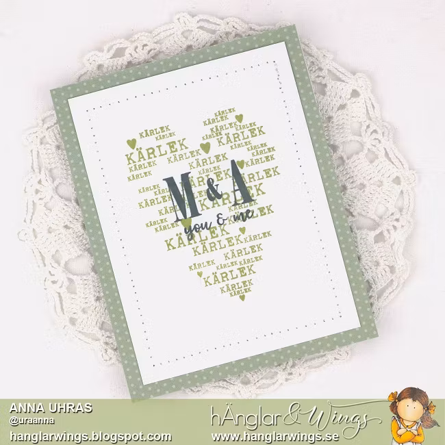 Clear Stamps - Texthjärta