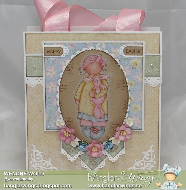 Clear Stamps - Blom- och Kaninflicka