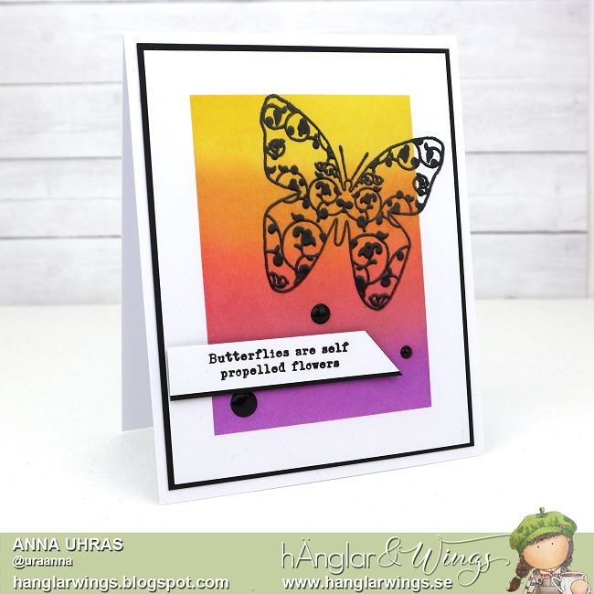 Clear Stamps - Fjärilar / Butterflies