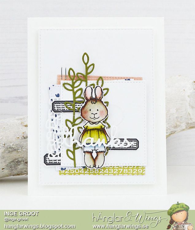 UTGÅTT - Clear Stamps - Kaninfamilj