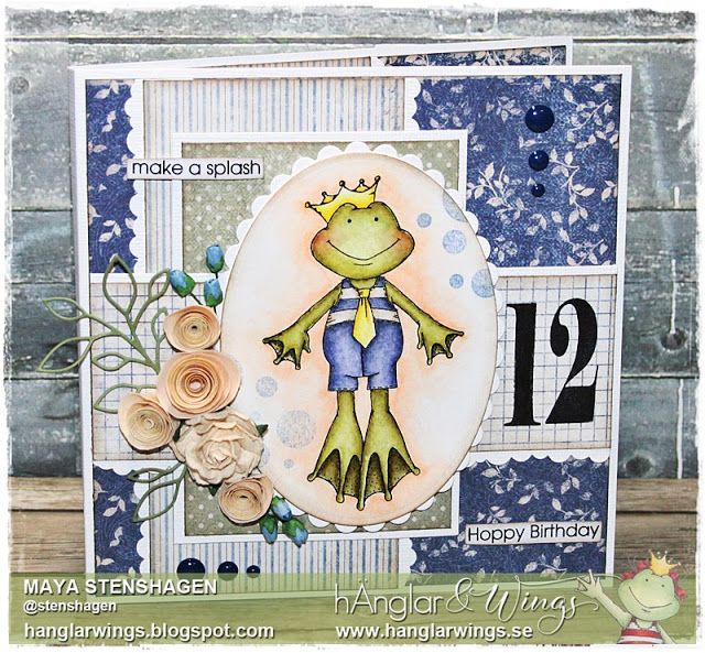 UTGÅTT - Clear Stamps - Små Grodorna