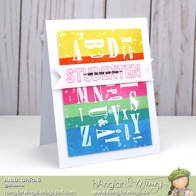 UTGÅTT - Clear Stamps - Studenttjej