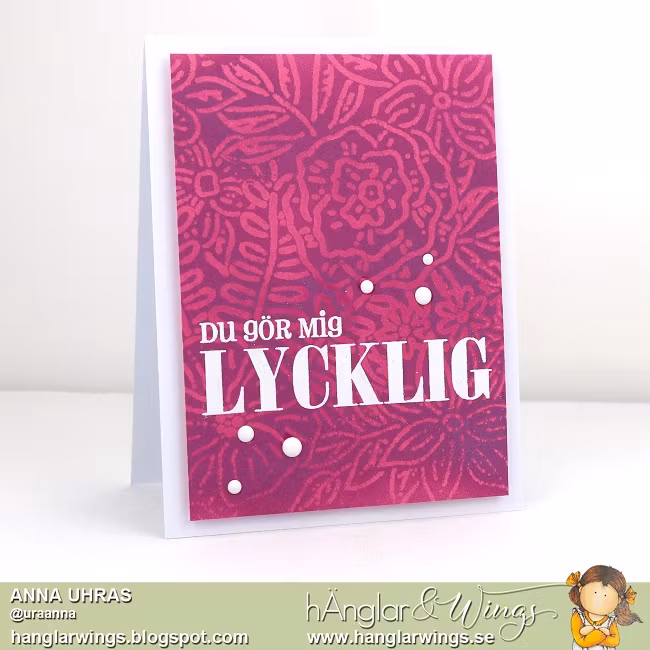 Clear Stamps - Stora Texter #2 A7