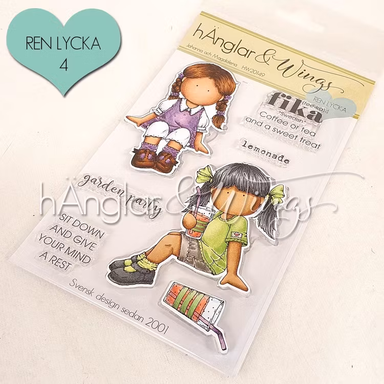 UTGÅTT - Clear Stamps - Johanna och Magdalena