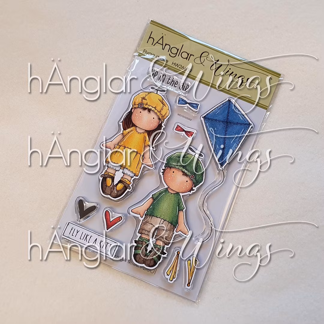 Clear Stamps - Flyga drake (vårkit 26)