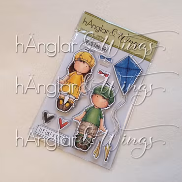 Clear Stamps - Flyga drake (vårkit 26)