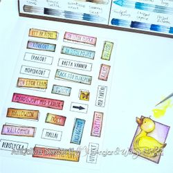 Clear Stamps - Ruttexter #2