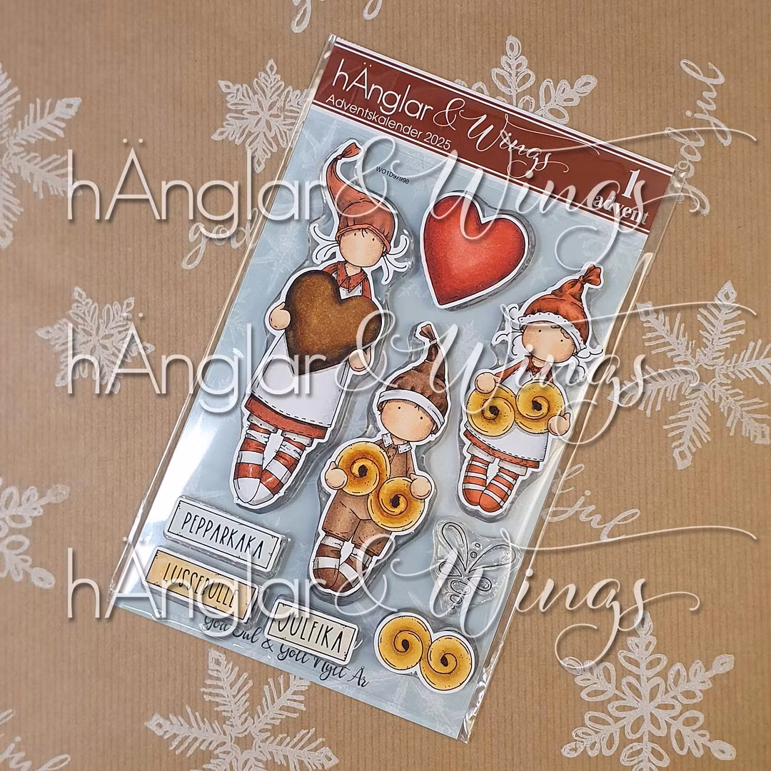 UTGÅTT - Clear Stamps - 1 Advent 2025 (Tre Julkakor)