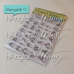 Clear Stamps - Alfabet Gardenia