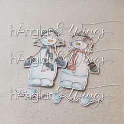 RETIRED - Clear Stamps - Advent 2022 - Snögubbar / Snowmen