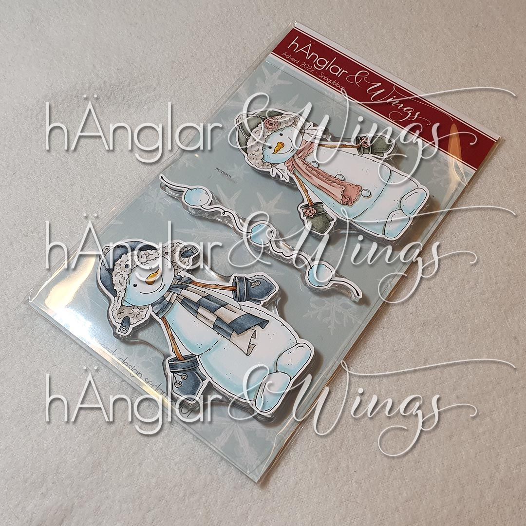UTGÅTT - Clear Stamps - Advent 2022 - Snögubbar