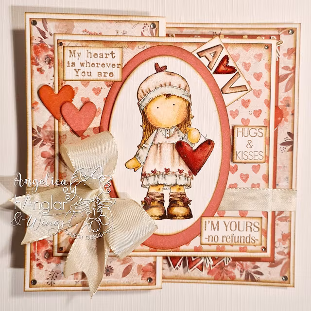 UTGÅTT - Clear Stamps - Håll mitt hjärta