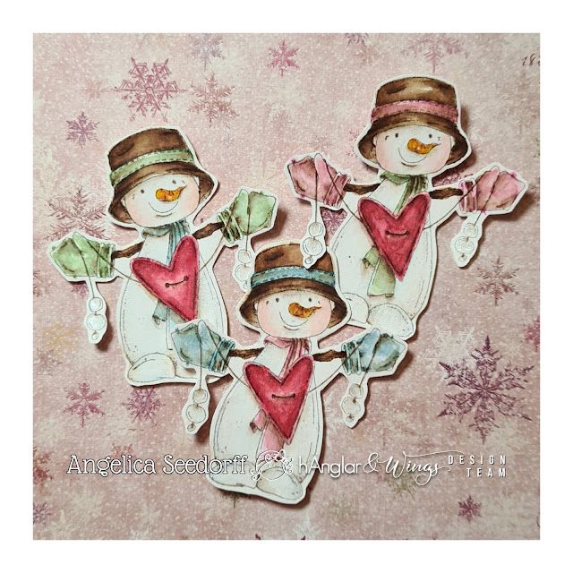 Clear Stamps - Hjärtlig Snögubbe / Hearty Snowman A7