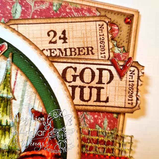 Clear Stamps - Julbiljett / Christmas ticket