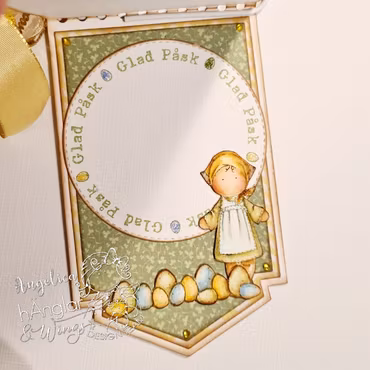 Clear Stamps - Påskcirkel